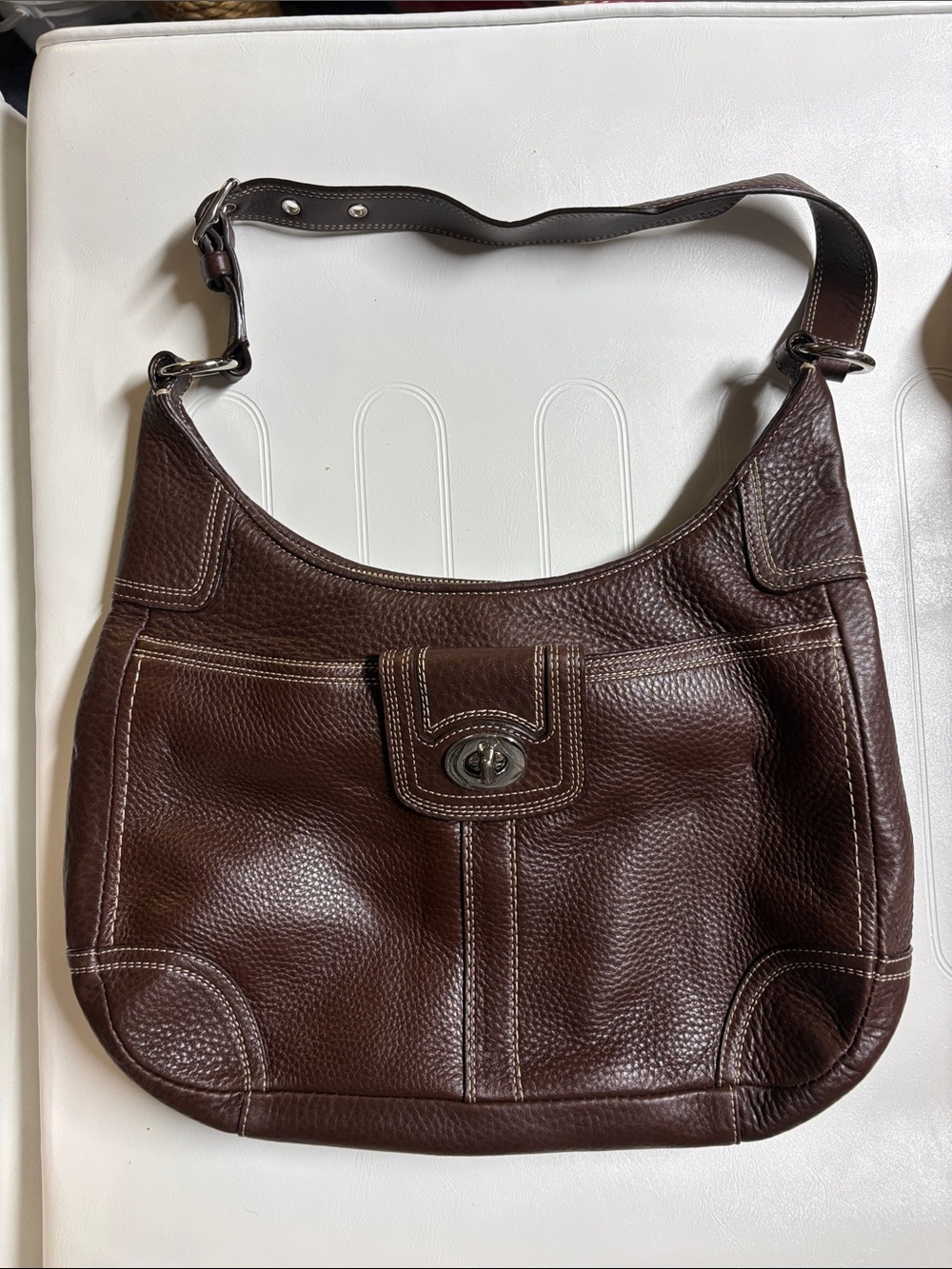 Coach Hamilton Turnlock Hobo Bag